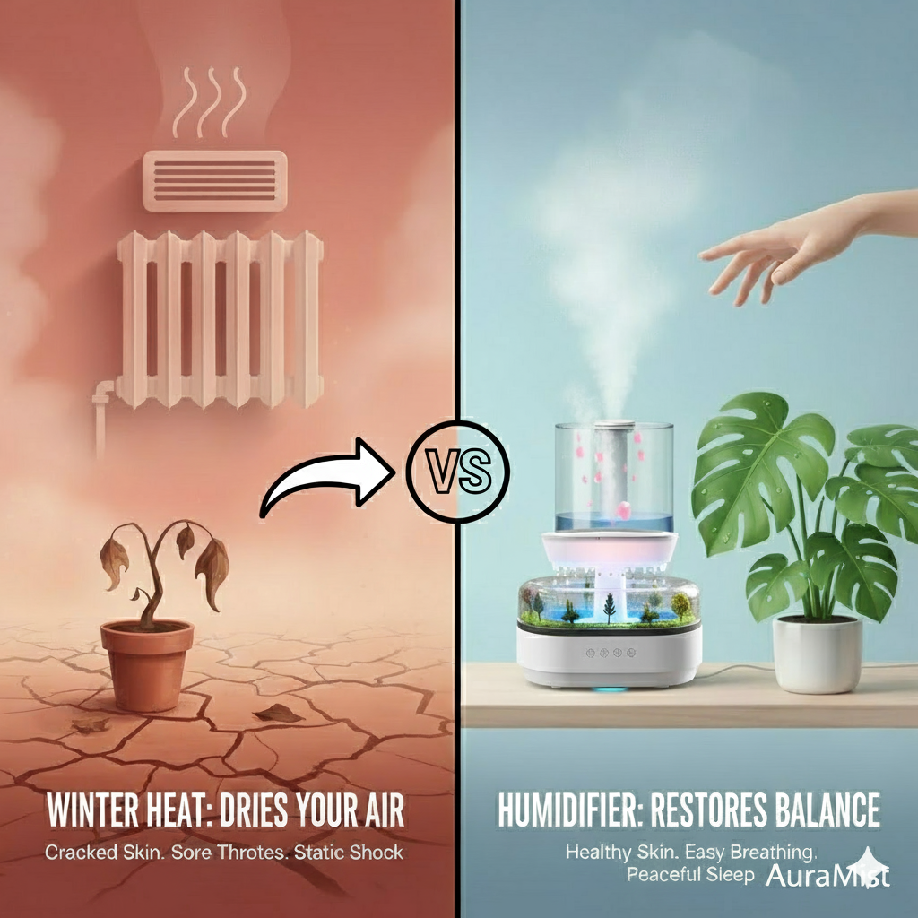 Top 7 Benefits of Using a Cool Mist Humidifier in Your Bedroom