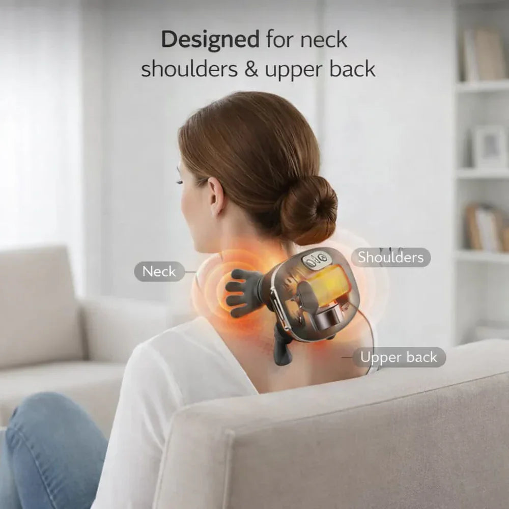 Blissway KneadEase™ — Deep Relief Neck Massager with Heat