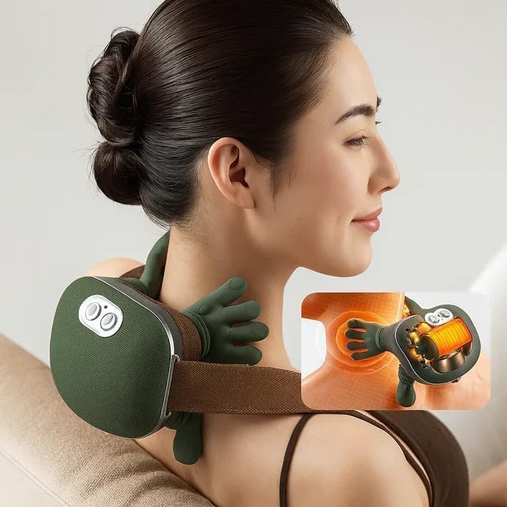 Blissway KneadEase™ — Deep Relief Neck Massager with Heat