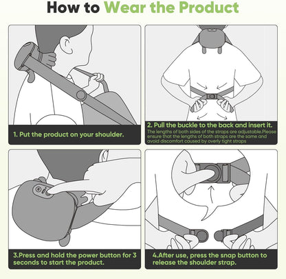 Blissway KneadEase™ — Deep Relief Neck Massager with Heat