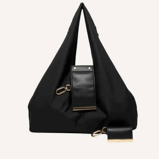 Charm Foldable Vegan Leather Bag