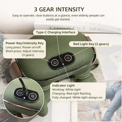 Blissway KneadEase™ — Deep Relief Neck Massager with Heat