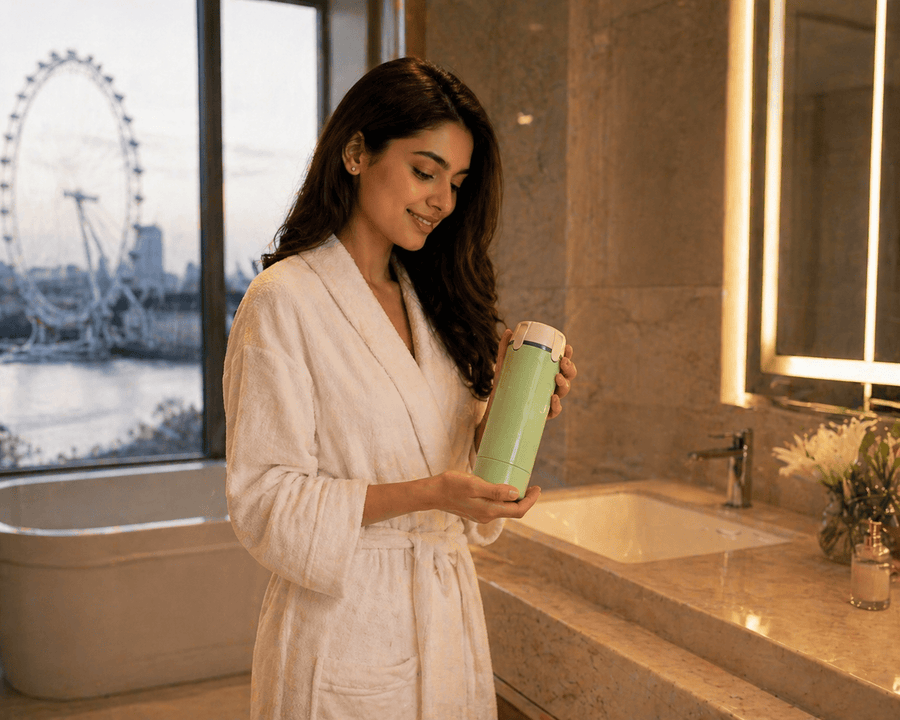 Beauty girls are travelling smarter now 👀✨ Why carry 5 bottles when one does it all?